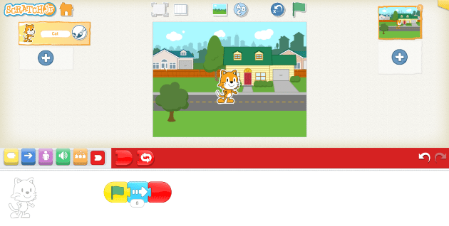 ScratchJR Katze